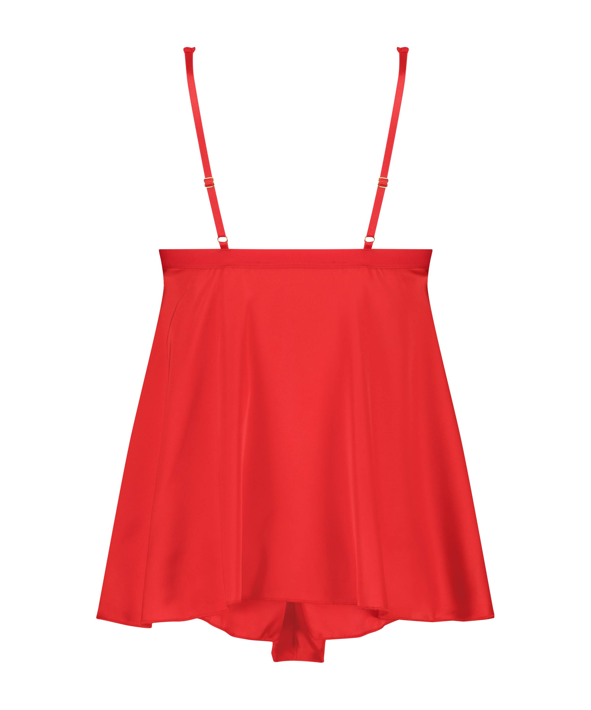 Mariah Satin Babydoll, Red, main