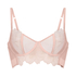 Sher Non-Padded Underwired Longline Bra, Pink