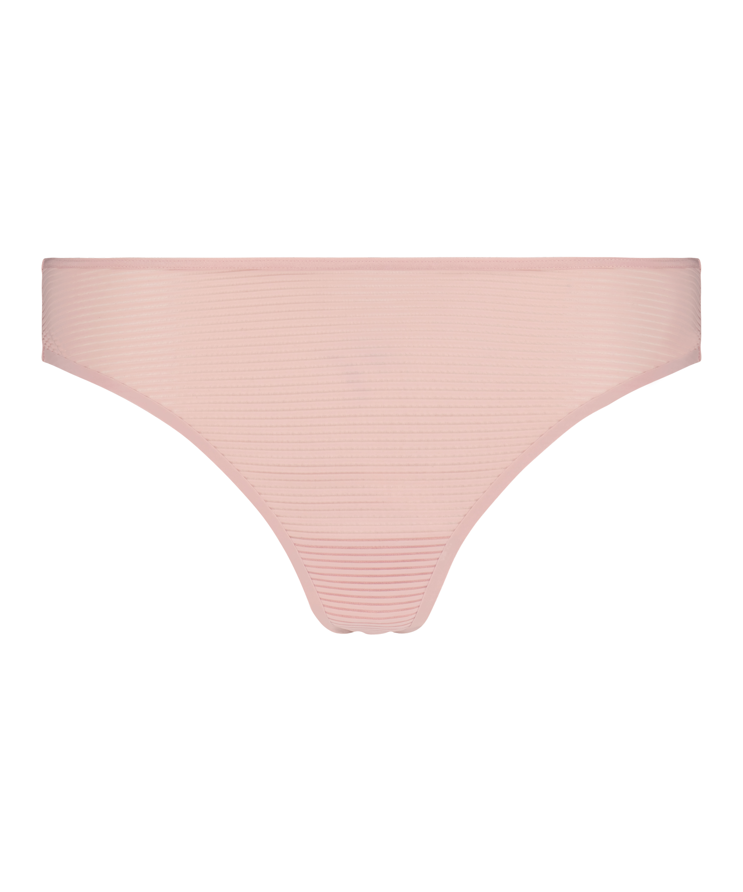 Invisible thong Stripe mesh , Pink, main