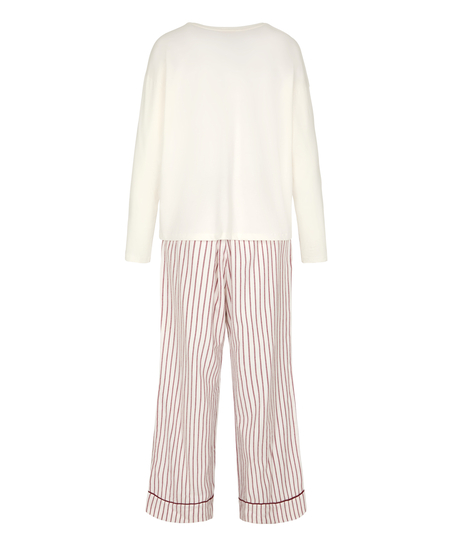 Pyjama Set Viscose, White