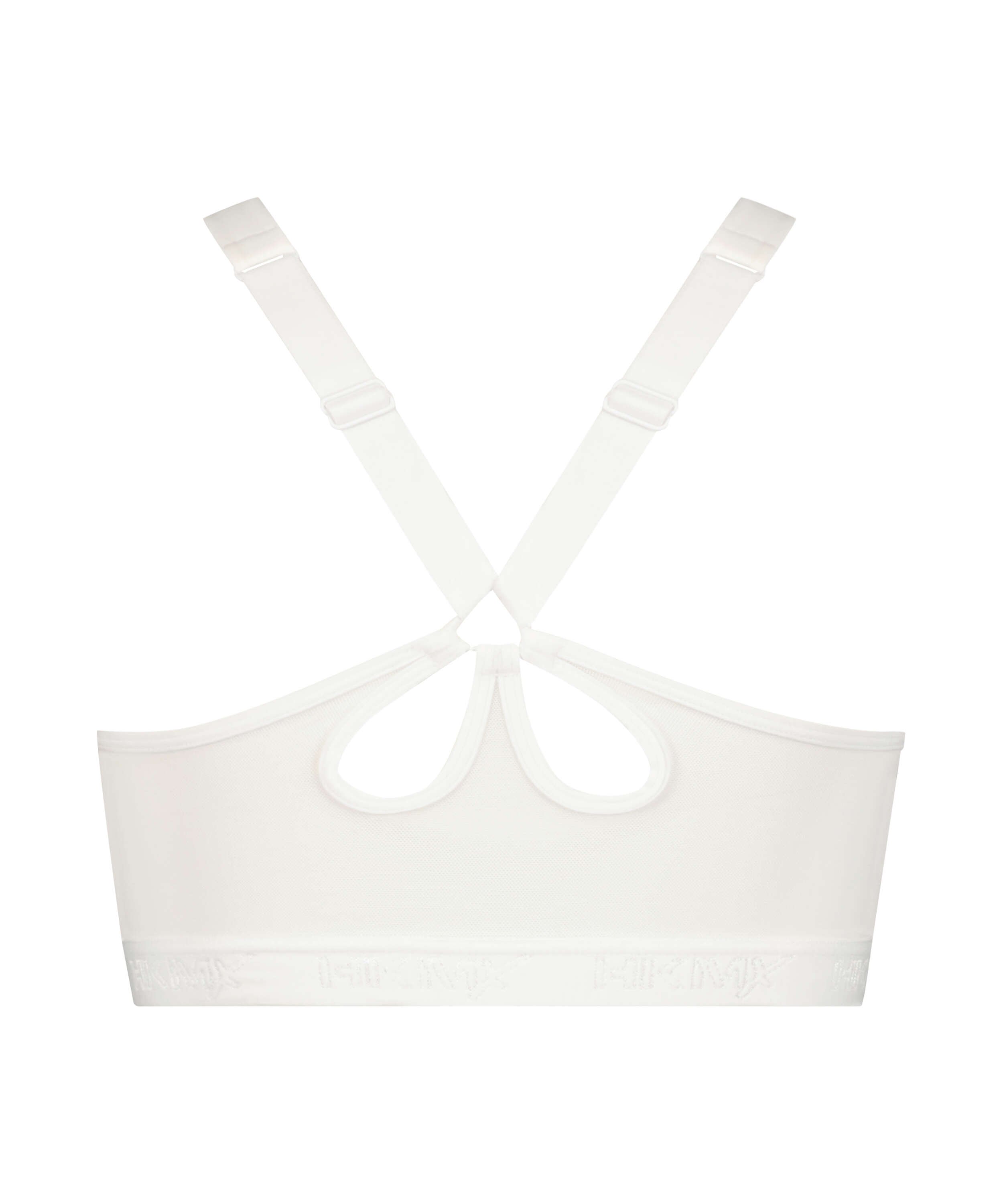 HKMX Sports bra The Pro Level 3, White, main