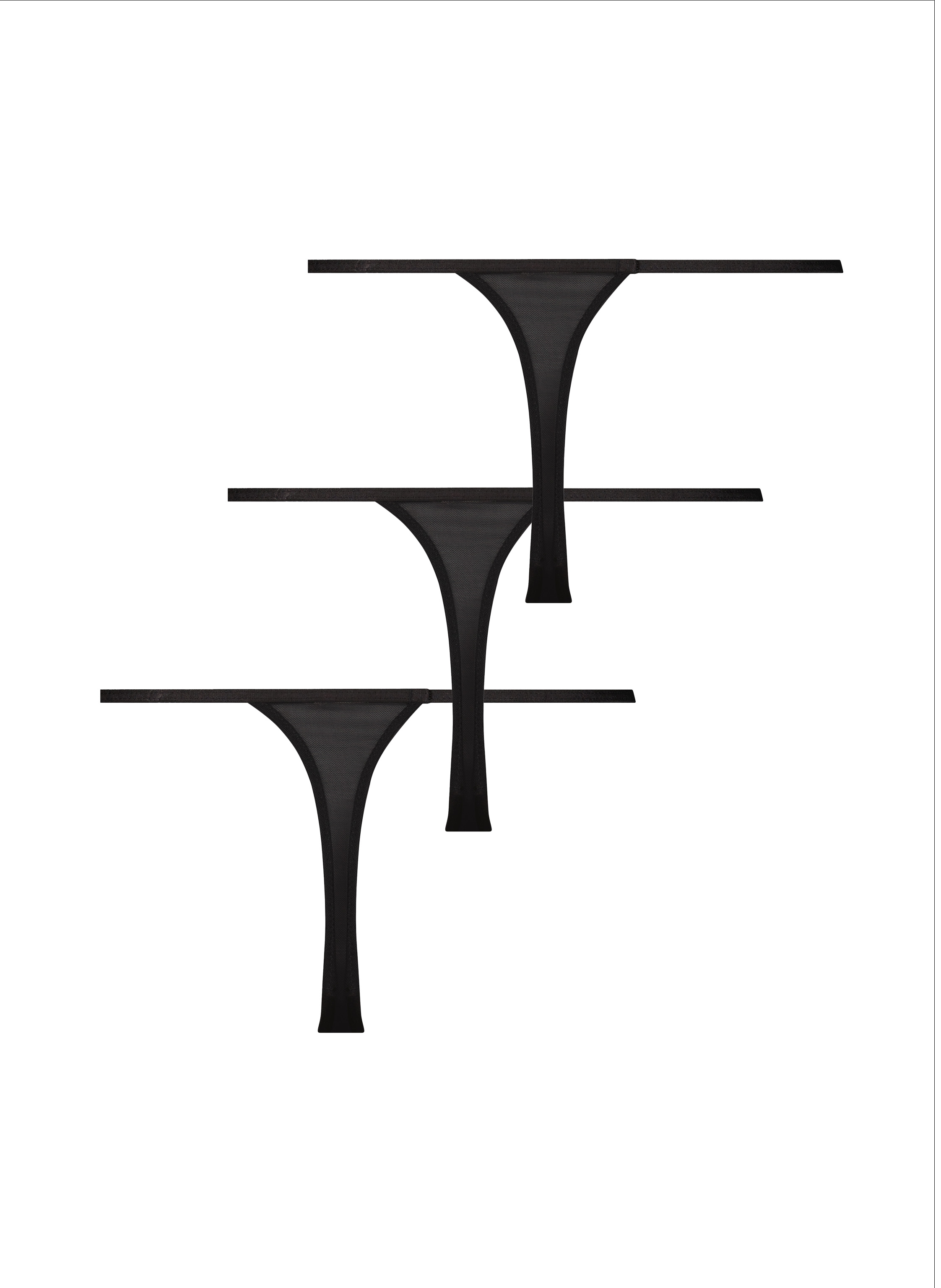 3-Pack Maxime Thong, Black, main