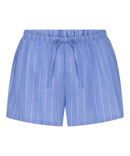Striped Short Cotton, Blue