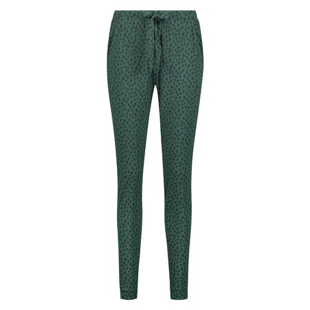 Loose-fitting Pajama Pants, Green