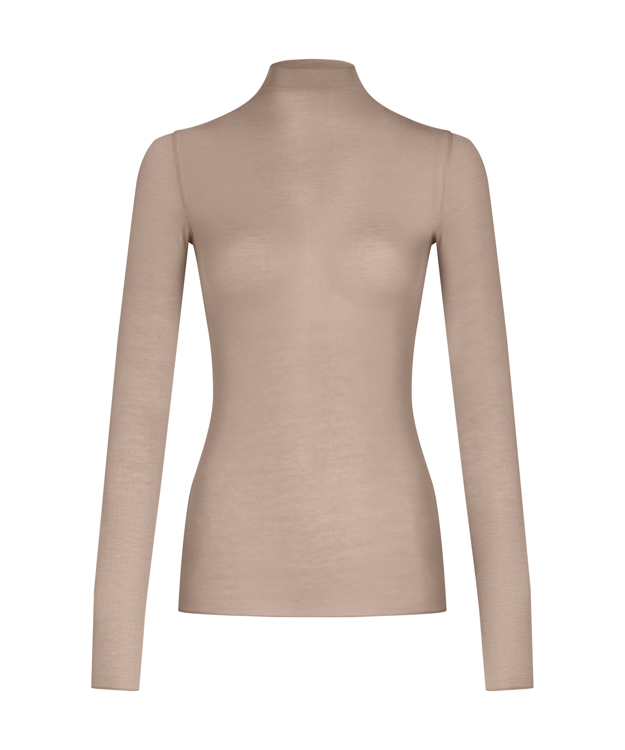 super soft Turtleneck shirt with Cashmere, Gray, main