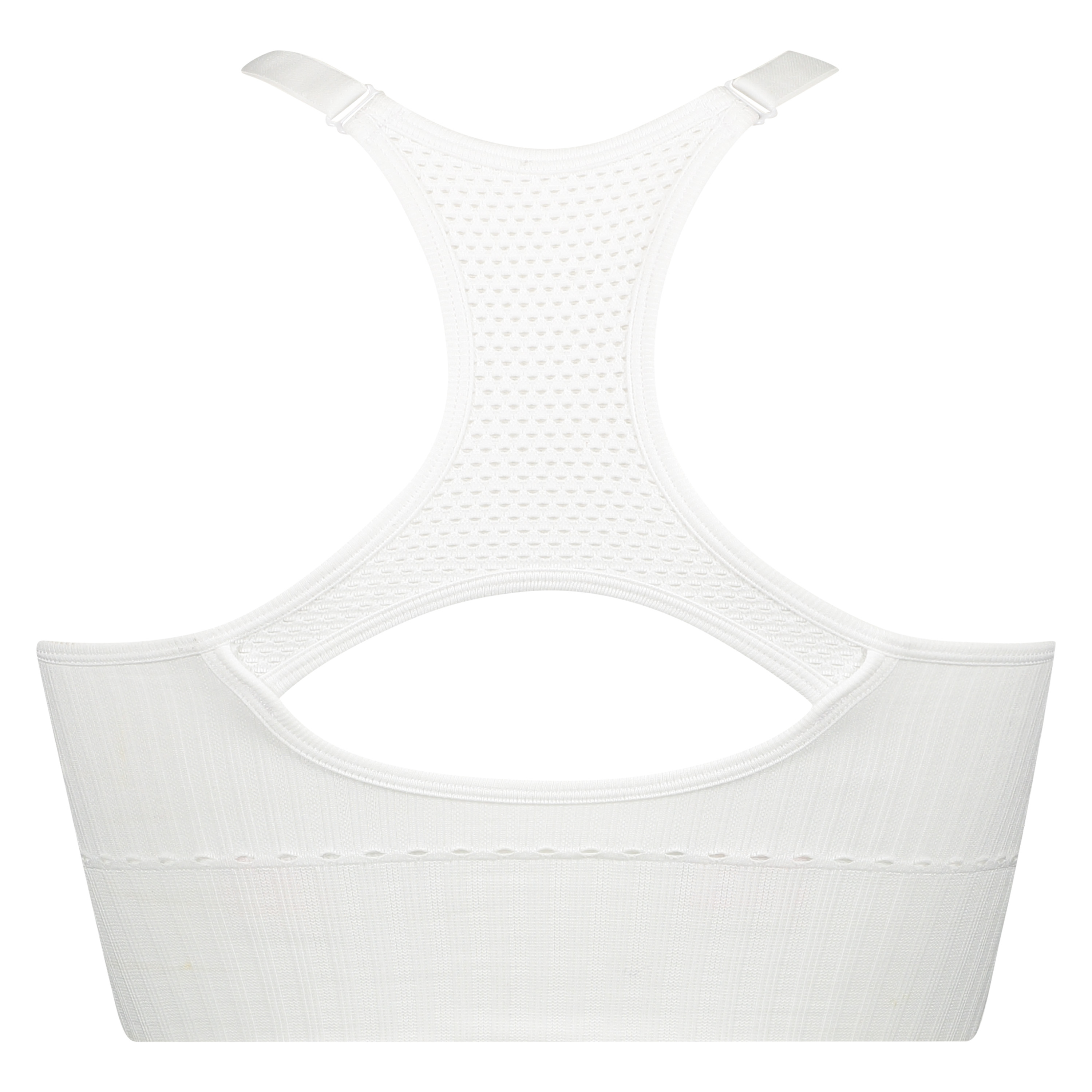 HKMX Sports bra The Comfort Level 1, White, main