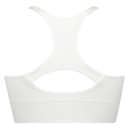 HKMX Sports bra The Comfort Level 1, White