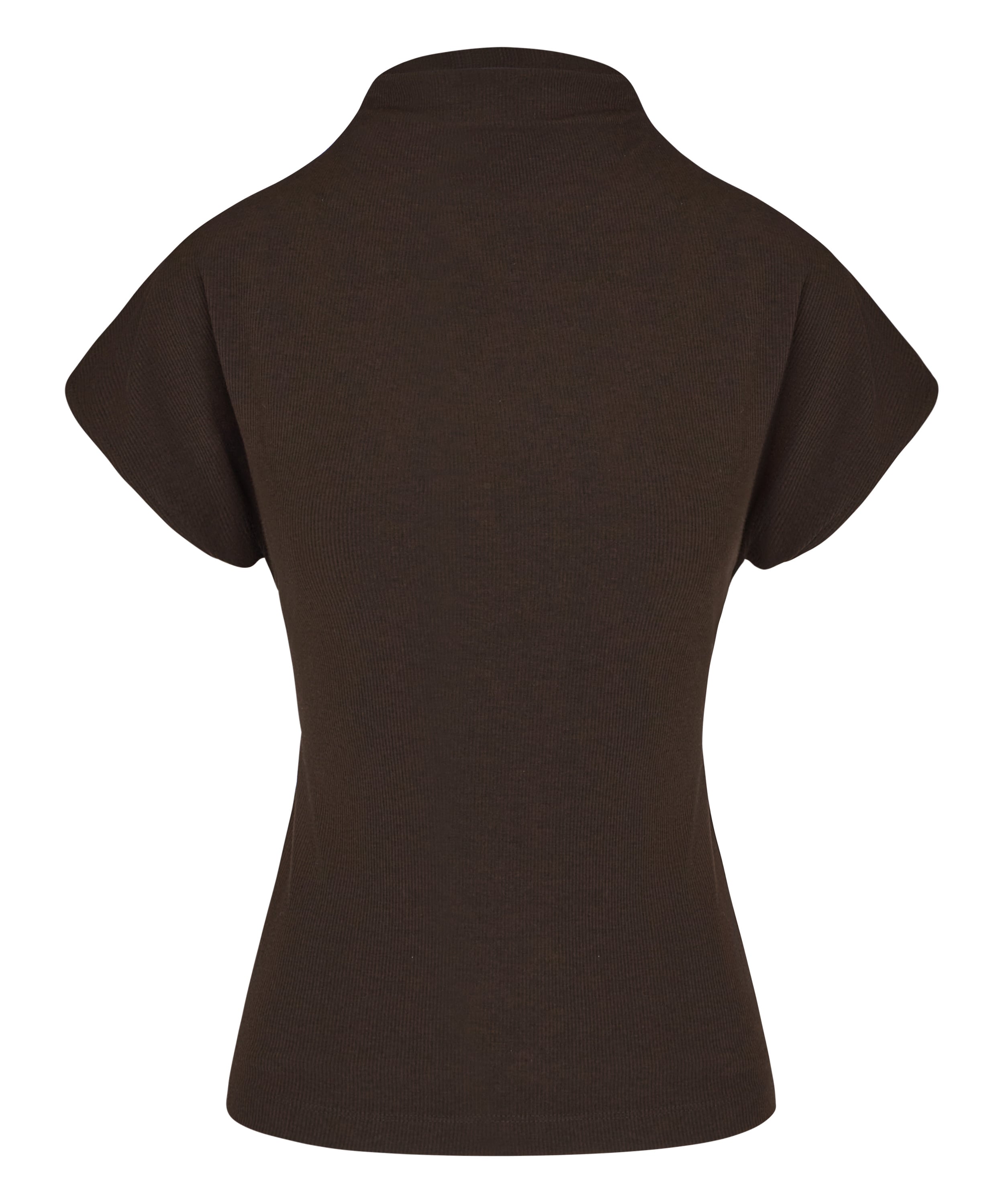 Top Mockneck, Brown, main