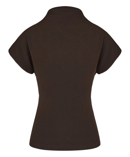 Top Mockneck, Brown