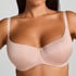 Smooth Padded Underwired Bra, Beige