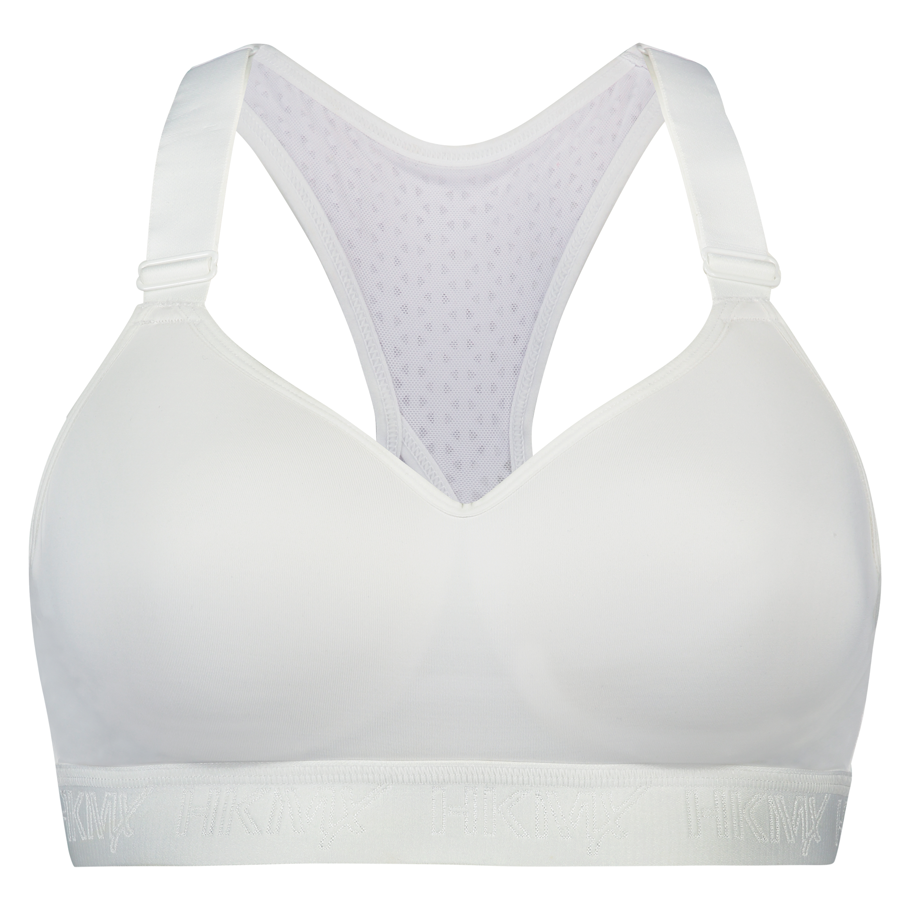 HKMX Sports bra The All Star Level 2, White, main