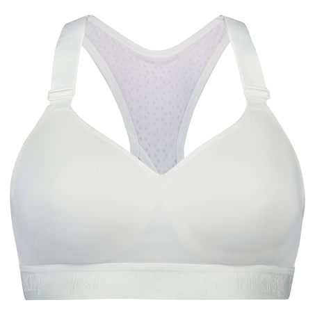 HKMX Sports bra The All Star Level 2, White