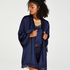 Meili Satin Kimono, Blue