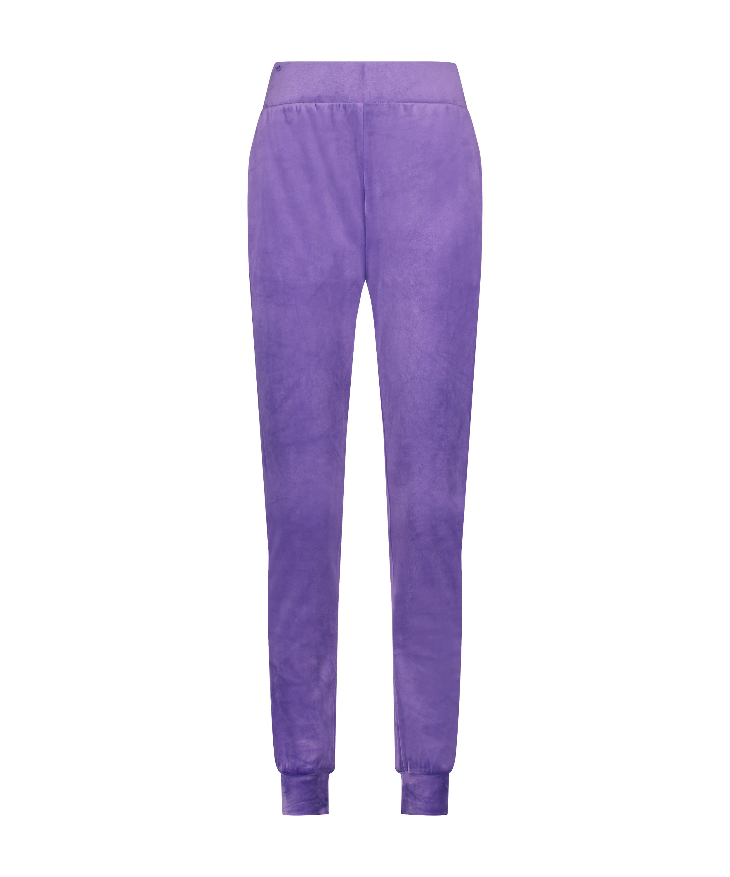 Velours Jogging Pants, Purple, main