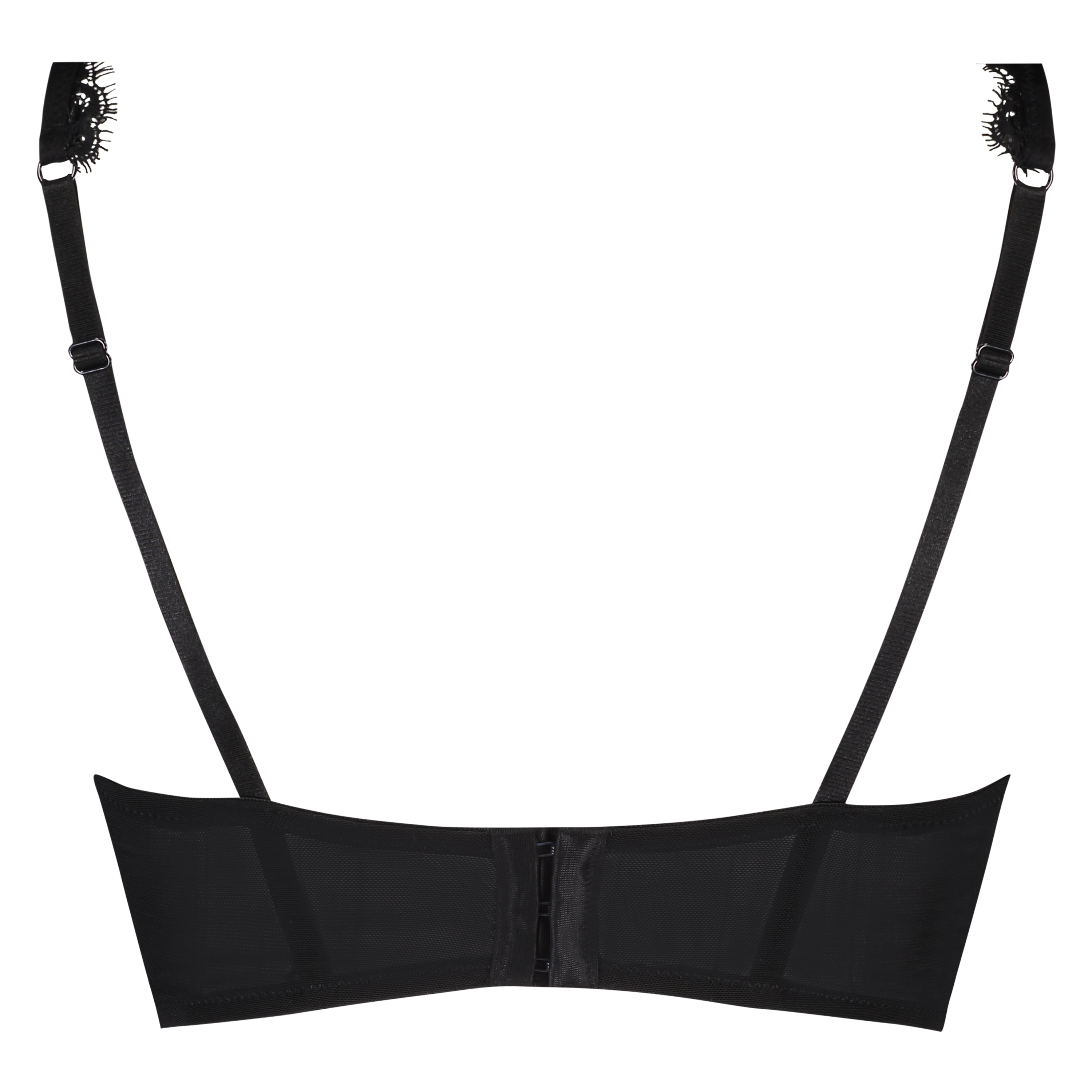 Marilee Non-Padded Underwired Longline Bra, Black, main