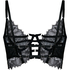 Non-Padded Underwired Longline Bra Bea, Black