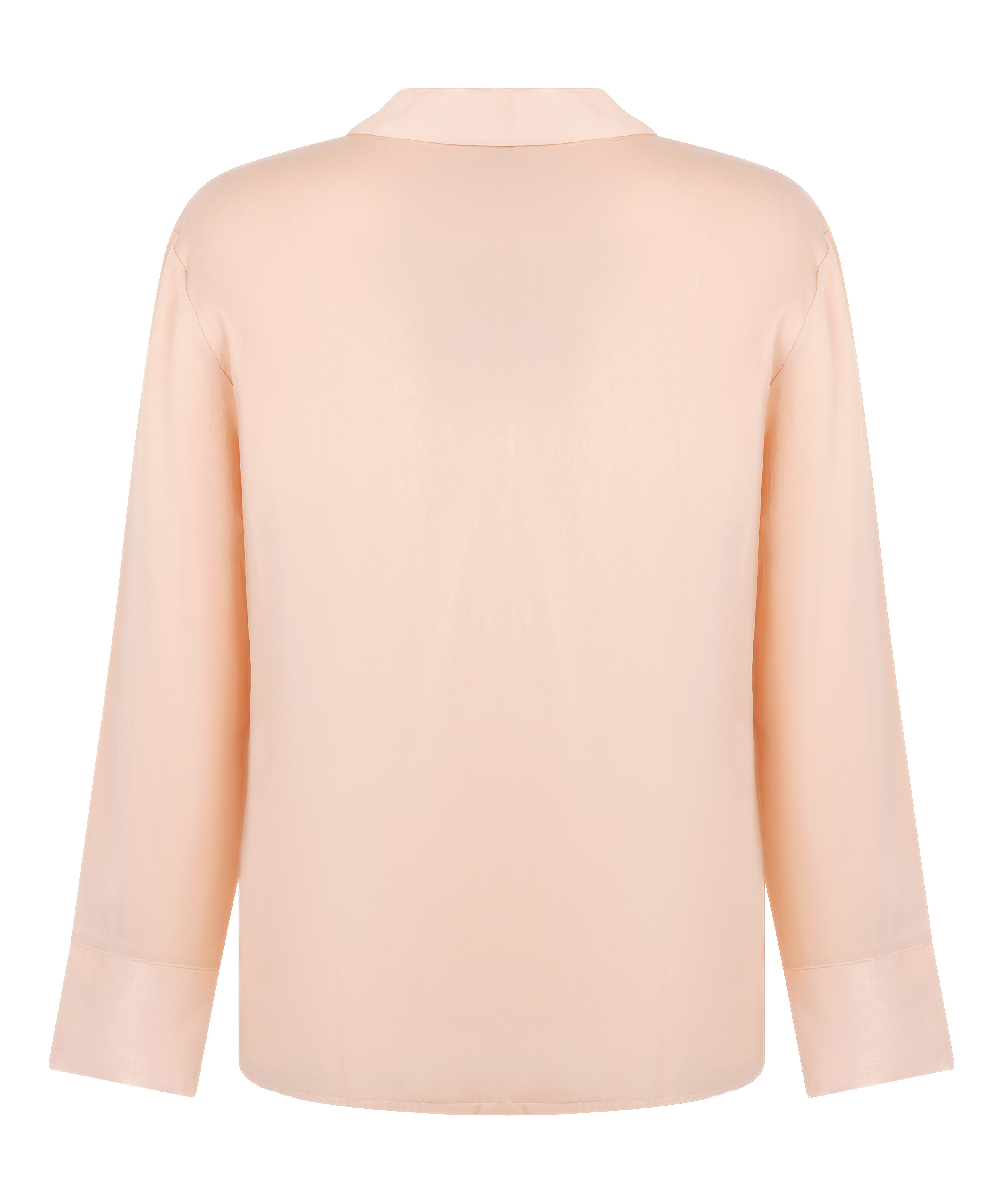 Ayla Satin Long-Sleeved Jacket, Orange, main