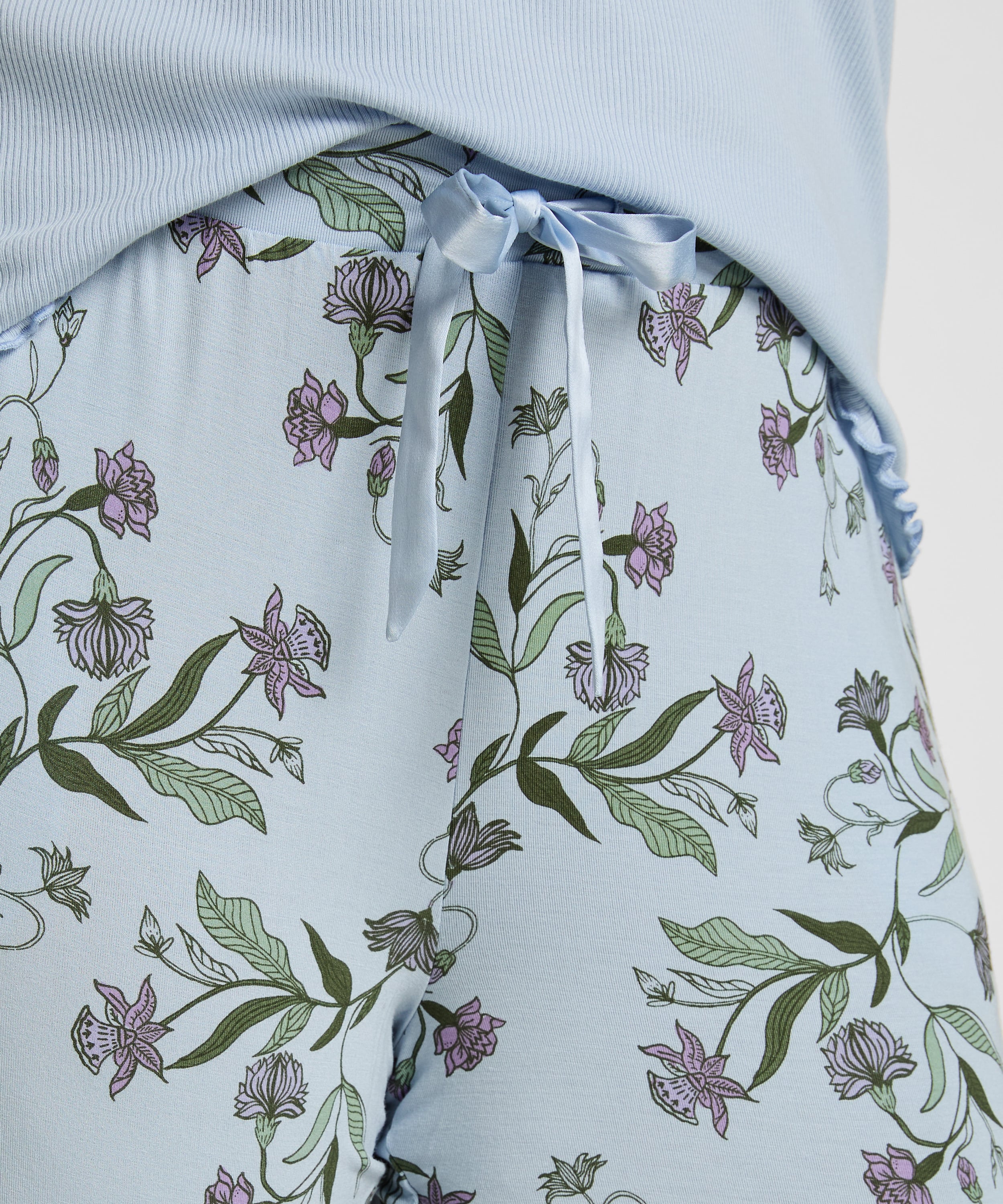 Jersey Pyjama Pants, Blue, main