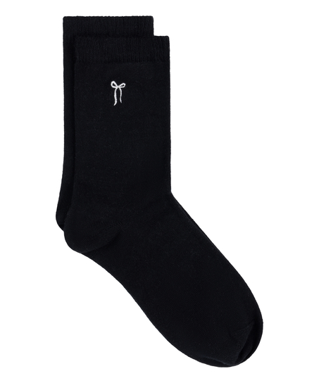 Modal Crew Socks, Black