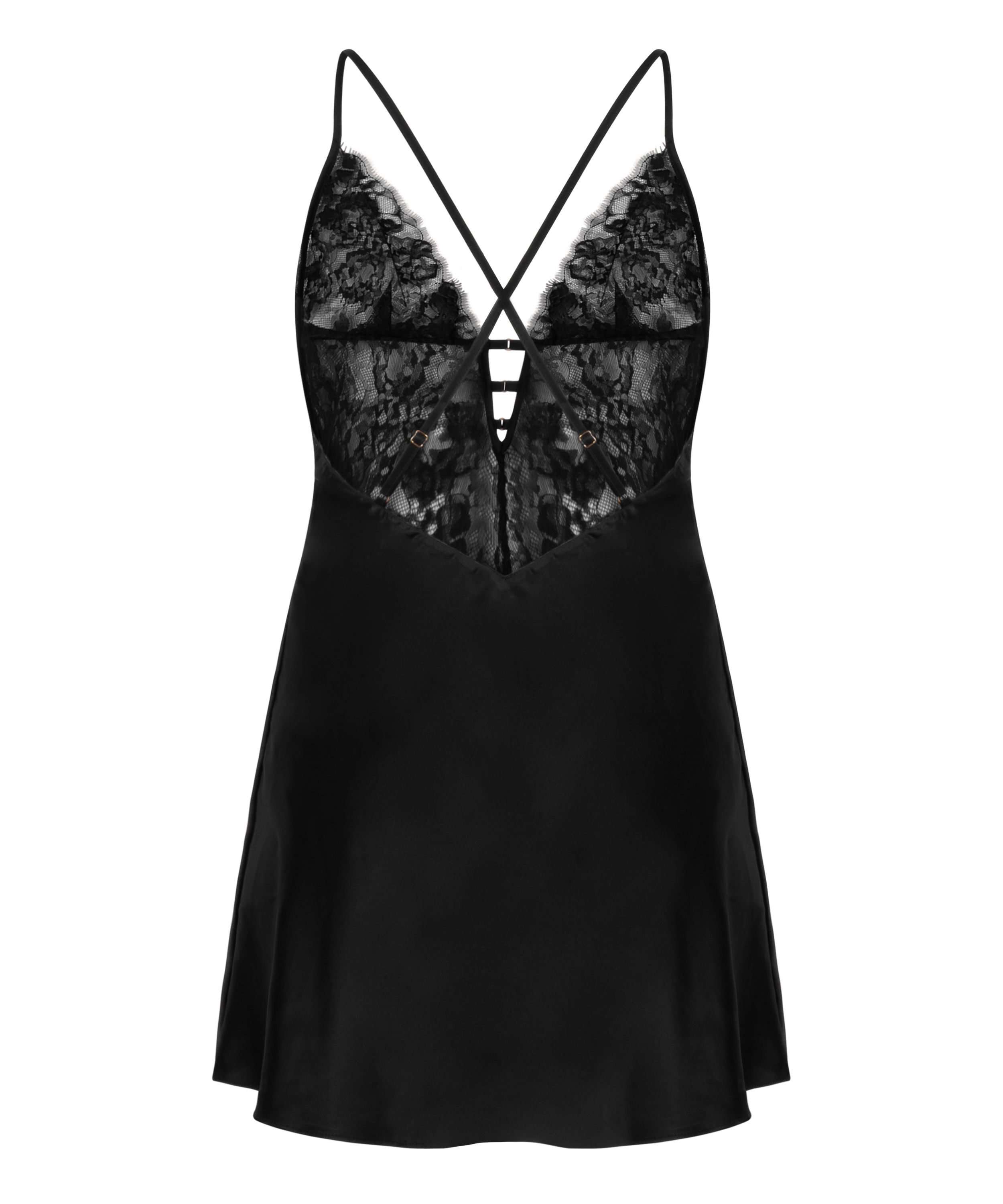 Slipdress Nienke, Black, main
