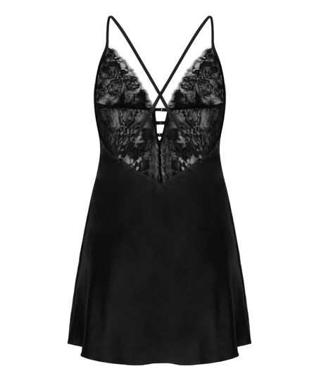 Slipdress Nienke, Black