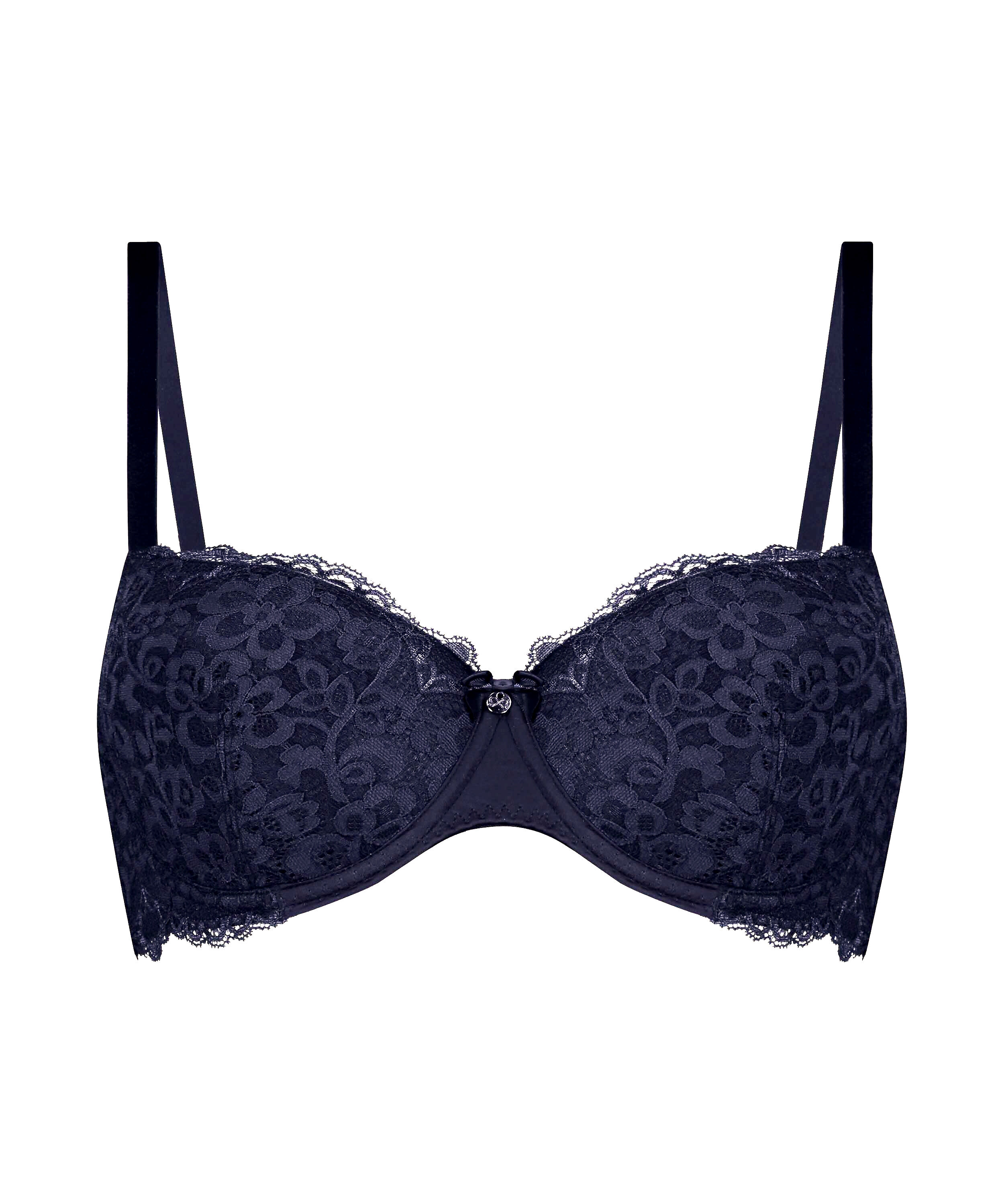 Marine Padded Underwired Bra, Blue