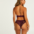 Heira High Leg Brazilian, Purple