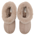 Slipper Boot Faux Suede, Beige