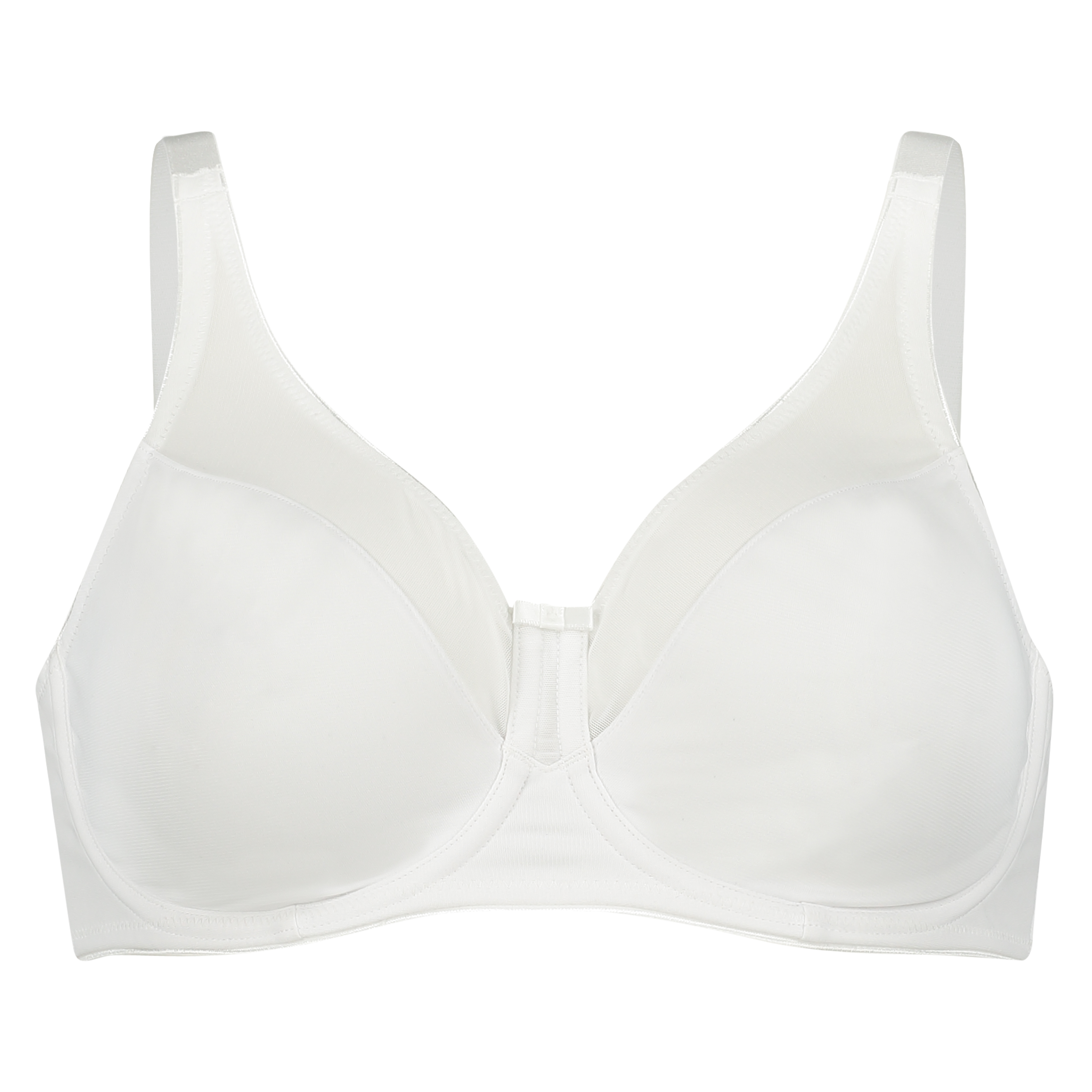 Nina Non-Padded Underwired Minimizer Bra, White, main