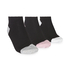 3-Pack Cotton Trainer Liners, Black
