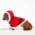 Dog's Fleece Onesie, Red