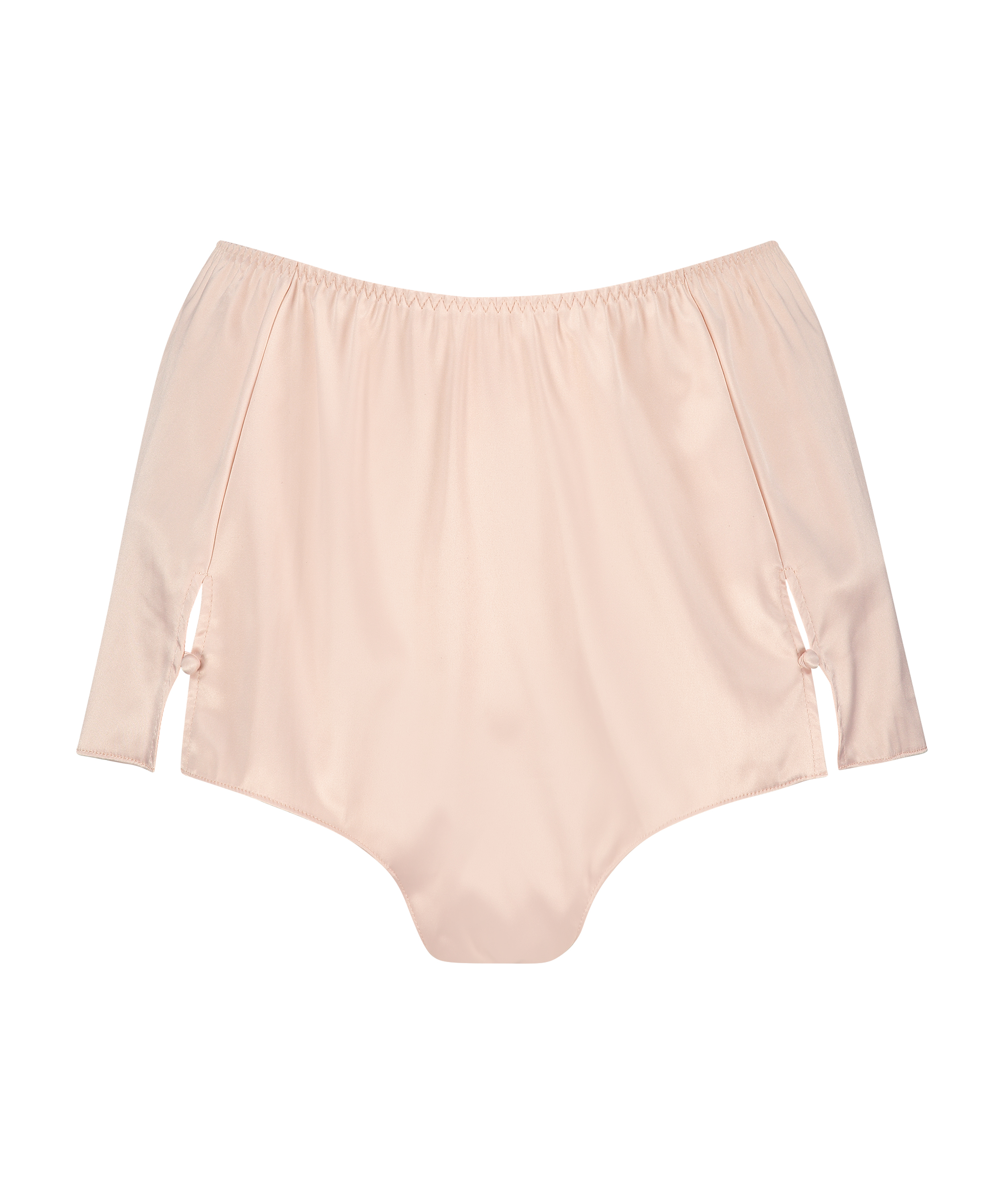 Amelia Tap Satin Shorts, Pink, main
