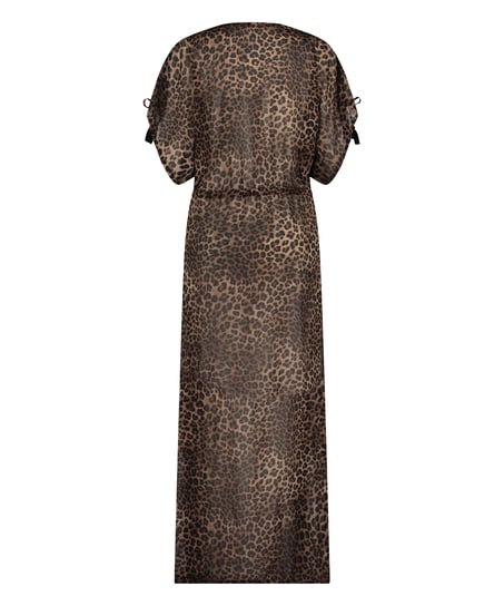 Sheer Kimono, Brown