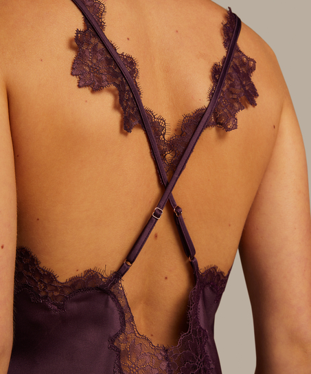 Sophia Slip Dress, Purple