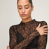 Slipdress Allover Lace, Black