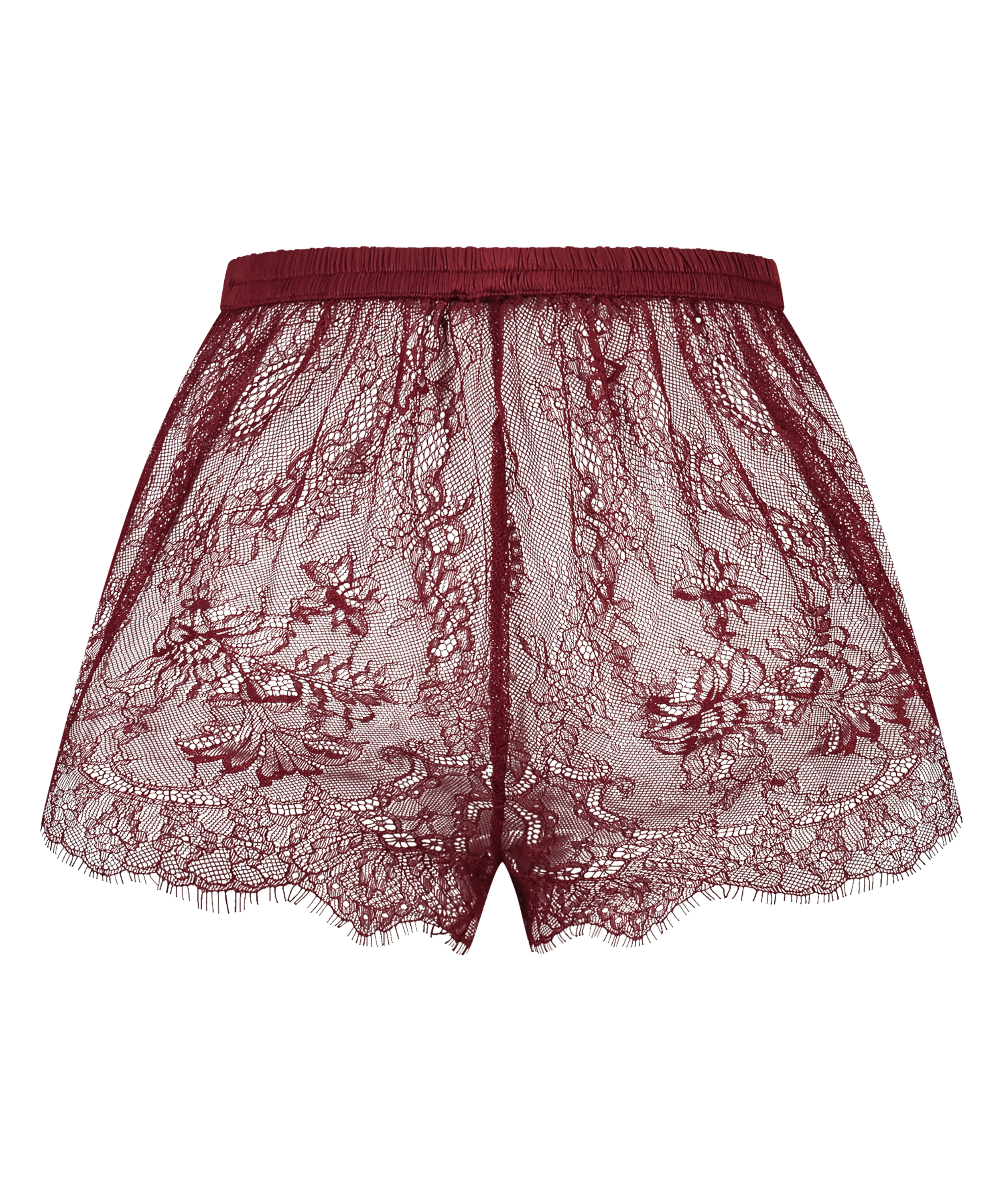 Delphine Lace Shorts, Red, main
