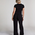 Pyjama Top Rib Essential, Black