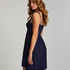 Nora Lace Slip Dress, Blue