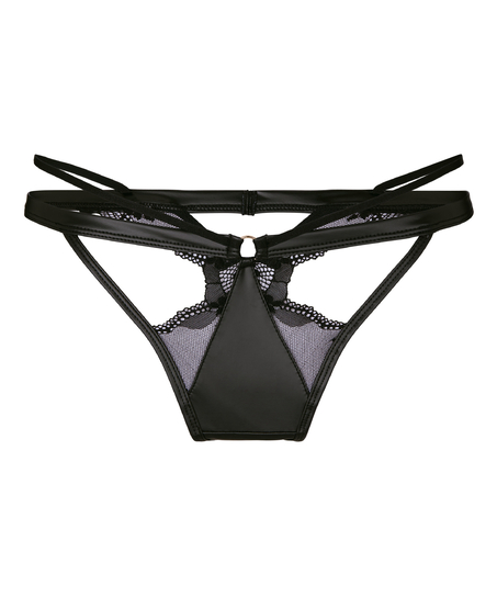 Highleg Thong Ilenia, Black