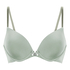 Plunge Padded Underwired Bra, Green
