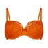 Marine Non-Padded Underwired Bra, Orange