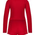 Brushed Short Onesie, Red