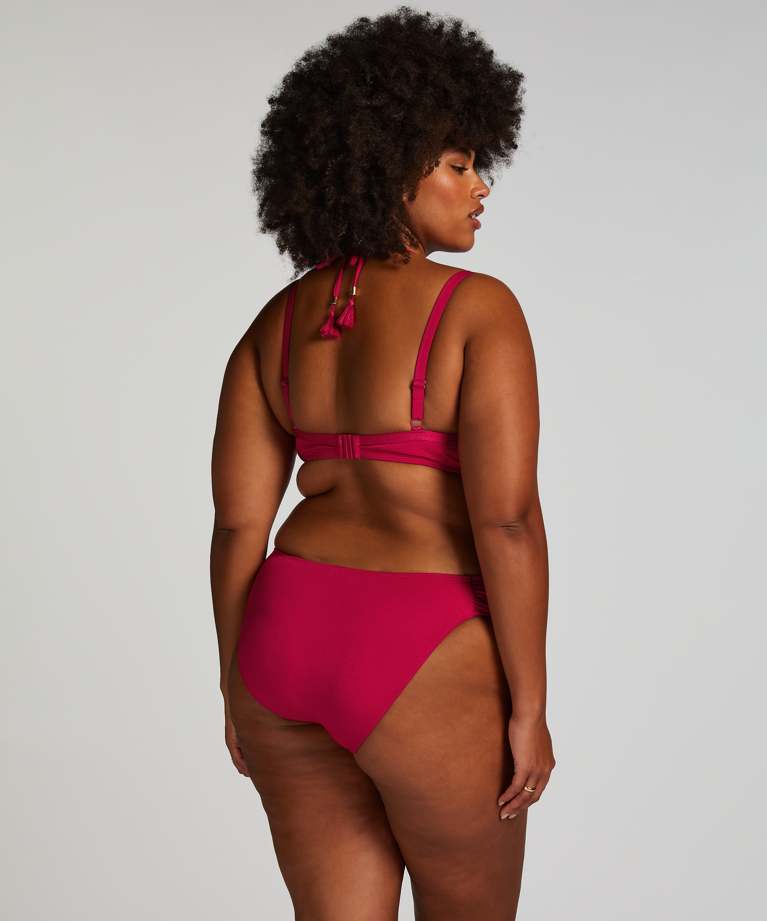 Scallop Rio Bikini Bottoms, Pink, main