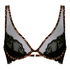 Non-Padded Underwired Longline Bra Tasha, Black