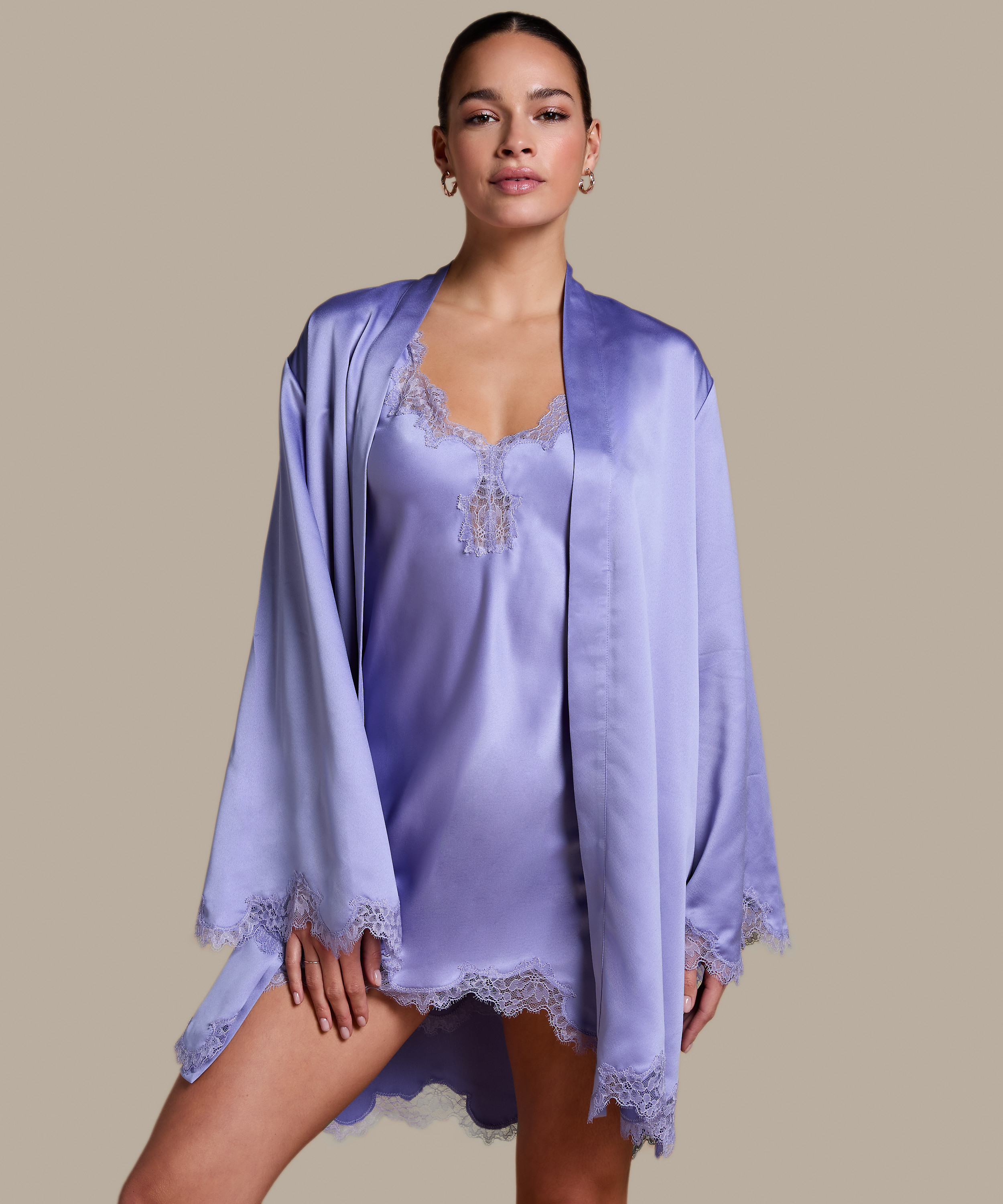 Sophia Kimono, Purple, main