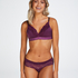 Sophie Padded Non-Underwired Bra, Purple