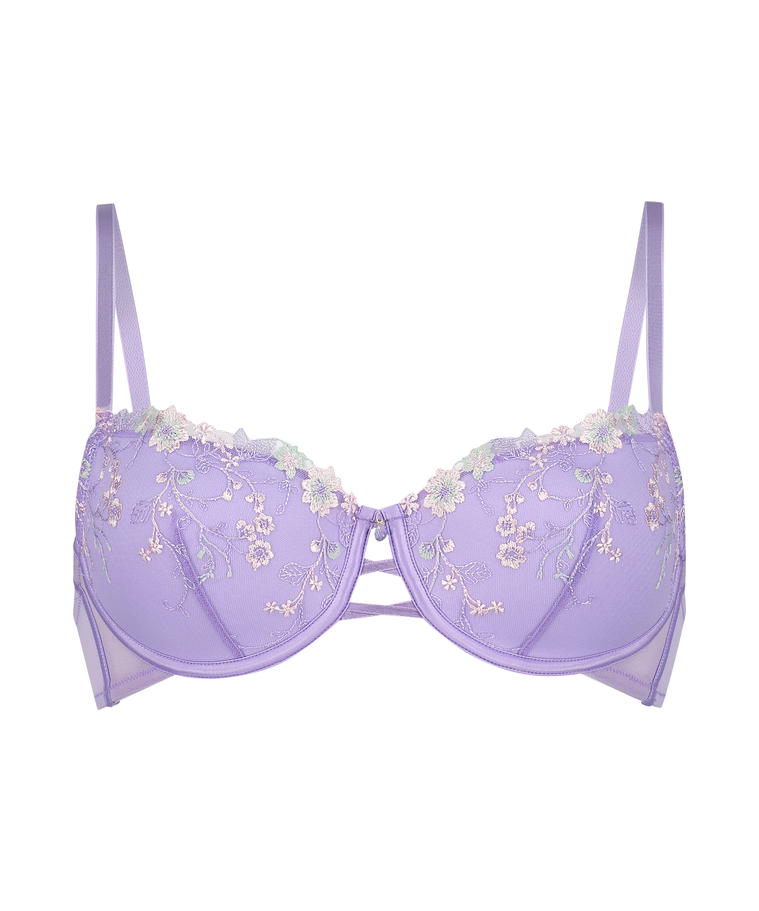 Lillia Padded Underwired Bra, Purple, main