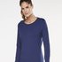 HKMX Strappy Basic Long-Sleeved Sports Top, Blue