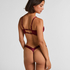 Olivia Non-Padded Underwired Longline Bra, Red