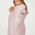 Cosy Bear Throw, Purple